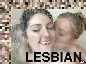 kąpiel, orgazm, laski, lesbijskie, prysznic, świetne