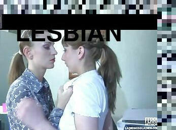 Lesbian Scene In The Office With Madeleine And Rosa