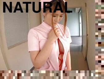 Momoka Nishina Is A Hot Nurse With Big Natural Tits