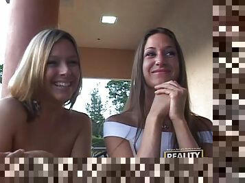 Melissa, Alissa And Carolin Love Their Lady's Get Together