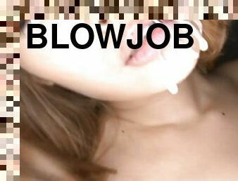 Blowjobs And Facial With Gorgeous Asian