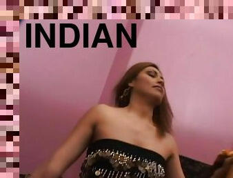 Beautiful Indian girl bangs two guys