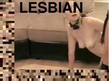 Homemade rough lesbian femdom video