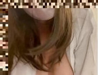 J Cup Japanese Big Tits Mature Wife Emi doggy style situation ????(amateur photography)