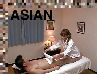 This Asian massage girl knows how to make her clients cum