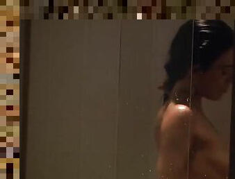 Hot Jaime Murray Taking a Shower