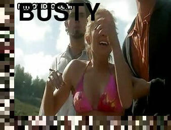 Busty Blonde Babe Christine Lakin - Scene From The Movie 'Blue Demon'