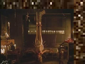 Naked Erynn Dana Dalton Crucified Upsidedown