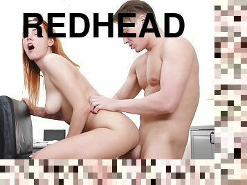 Casual Teen Sex - Candy Red - Redhead fucked on a first date