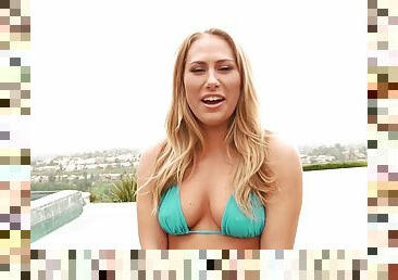 Carter Cruise strips off her bikini and gets gangbanged