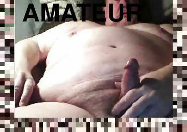 Grandfather cum on cam