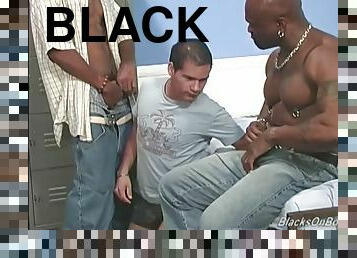 White man gets fucked by black men