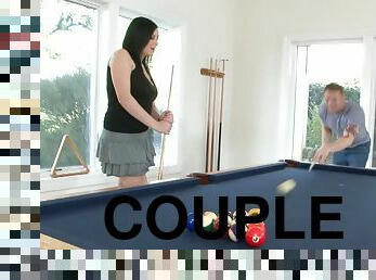 Lexy Mae nailed Shane Reno in a billiard table after a game