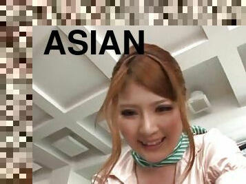 Asian milf with juggs insert toys in cunt on toilet