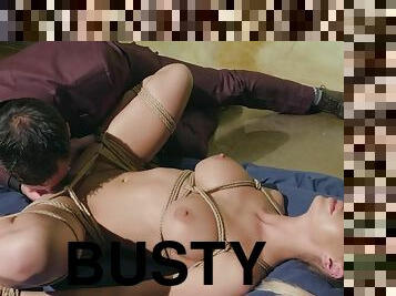 Busty Jessa Rhodes in gorgeous bondage romance