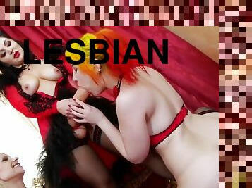Kinky lesbians ass fucked