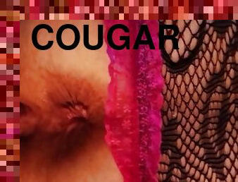 Cougar Kitty gets hard cock doggy style