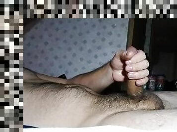 Morning time masturbation