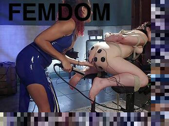 Ass fucking toy porn and brutal femdom in hot BDSM