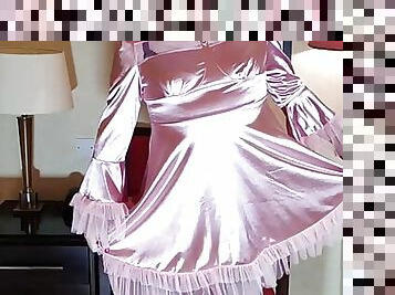 Gorgeous sissy dress on hot tv slut Nottstvslut 