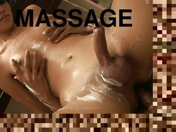 massage, ladyboy, thailändsk