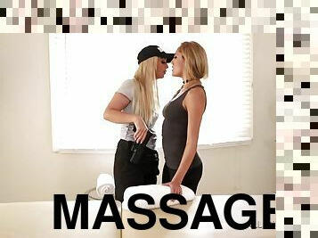 She came for a massage but got a lesbian treatment