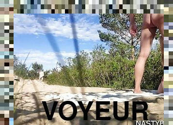 Nude beach sex voyeur watching us PART 1