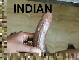 énorme-bite, gay, branlette, indien, jeune-18, solo, sucer