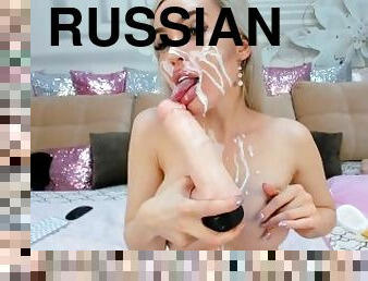 gros-nichons, masturbation, russe, anal, fellation, jouet, maman, sur-le-visage, blonde, bukkake