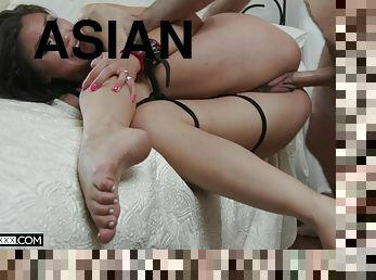 asia, vagina-pussy, sayang, bdsm-seks-kasar-dan-agresif, pasangan, bondage-seks-dengan-mengikat-tubuh, berambut-cokelat, kasar, jeritan