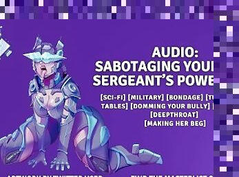 Audio: Sabotaging Your Sexy Sergeant’s Power Suit