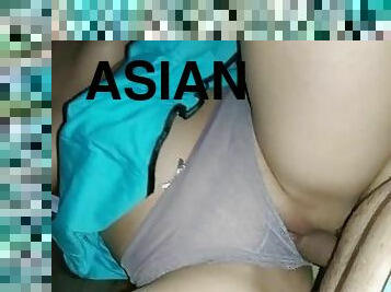 asia, amatir, sayang, pasangan, manis, basah