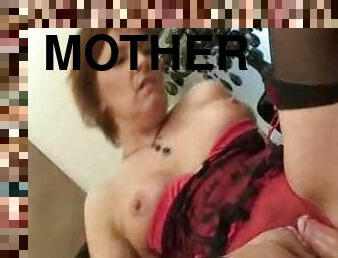 His horny mother in law seduces him