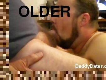 DaddyDater Bear cub gets a hot facial from an older man