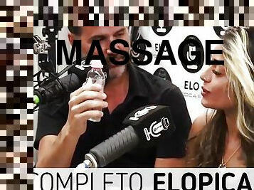 ELO PODCAST LE HACE MASAJES EN LA COLA CON ACEITE A LIZZY