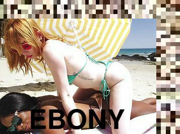 Rickysroom Ebony Chick And Her Redhead Girlfriend Enjoy A Bbc - Ana Foxxx And Lacy Lennon