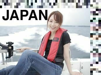 Hot ass Japanese girlfriend Akiho Yoshizawa gets fucked on a boat