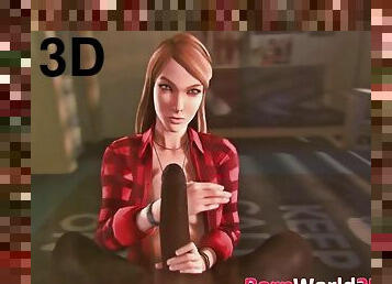 Girls from 3D Game Life Is Strange Enjoying Big Fat Dick