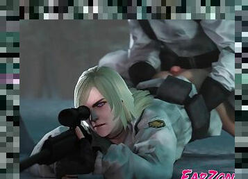 Naked Game Babes from Metal Gear - Compilation