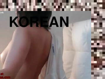 Korean snall camgirl striptease