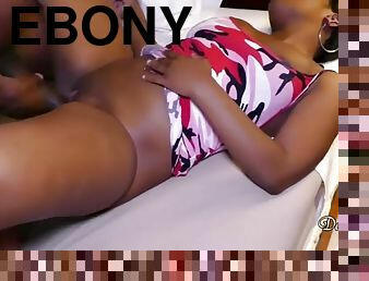 Beautiful fat ebony takes on a monster BBC