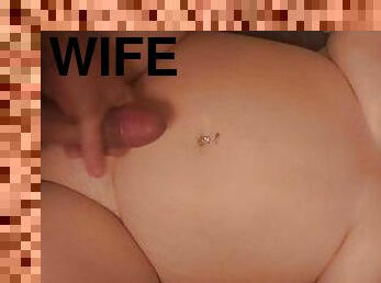 Blowing my hot load all over my wife!!