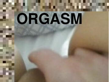 orgasm, fitta-pussy, fingerknull, kåt, tight, vått