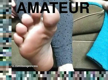 amaterski, stopala-feet, prljavo, pov, fetiš, noge, dosadni