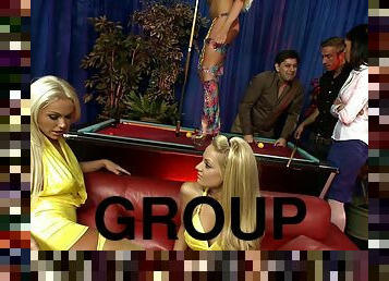Hot chicks make the party fun by turning it into an orgy