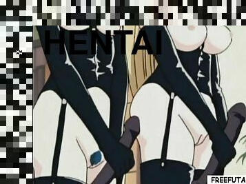 Hentai dickgirl with strap on