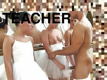 3 Ballerinas Fuck Teacher