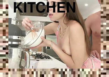 Dicking in the kitchen with Riley Reid wearing high heels - HD