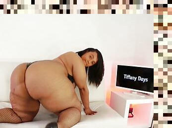 Tiffany black BBW hot solo video