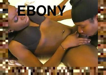 Beautiful ebony tgirl takes bbc!